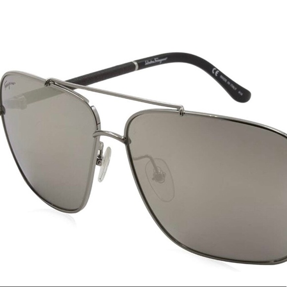 Salvatore Ferragamo Other - Salvatore Ferragamo Men’s Sunglasses In Gunmetal